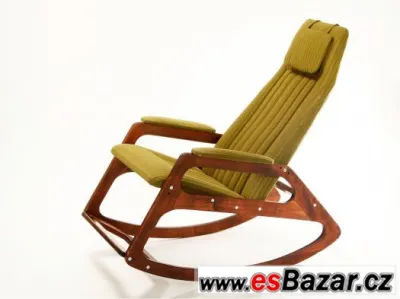 Designové retro houpací křeslo. TOP