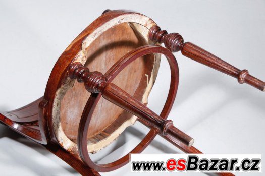 Secesní křesílko Gebruder Thonet Wien 1901 model No 25. – fotografie 5
