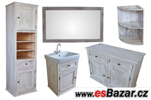 Koupelnový set, koupelnové skříňky – fotografie 1