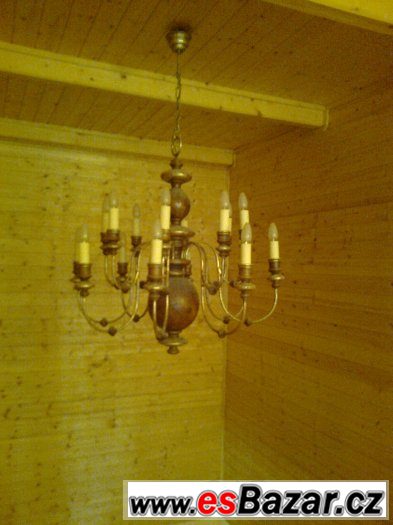 PRODÁM LUSTR + 2 ks LAMPA – fotografie 1