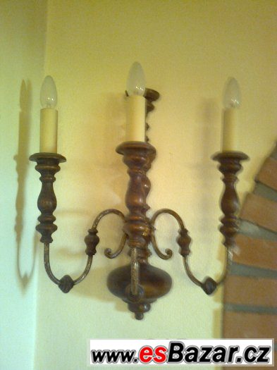 PRODÁM LUSTR + 2 ks LAMPA – fotografie 2