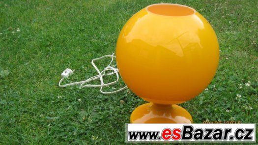 Lampička oranžová elektrická – fotografie 1