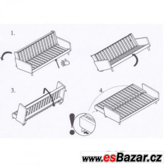 Rozkládací sofa Karup – fotografie 3