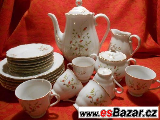 Porcelánový čajový / dezertní servis – fotografie 1