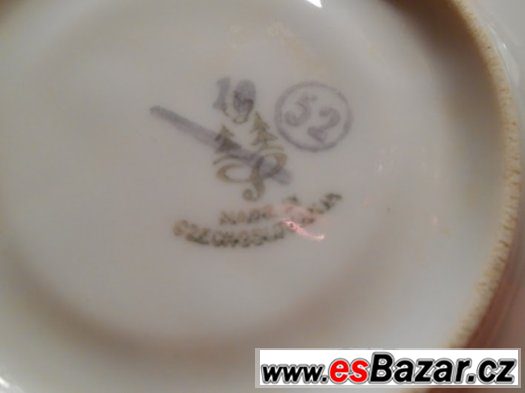 Porcelánový čajový / dezertní servis – fotografie 3