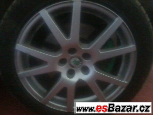 ALU kola 17 " originál Škoda Octavia RS I 5x100 – fotografie 3