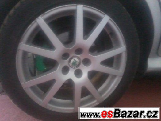 ALU kola 17 " originál Škoda Octavia RS I 5x100 – fotografie 4