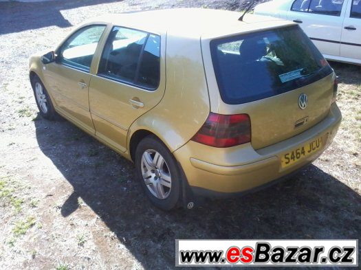 Vw Golf IV 1,9 TDI 81 kw ASV veškeré náhradní díly – fotografie 4