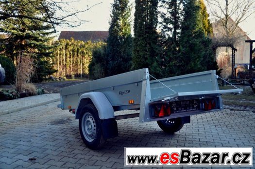 Přívěsný vozík 203 x 116 cm - sklopný – fotografie 4