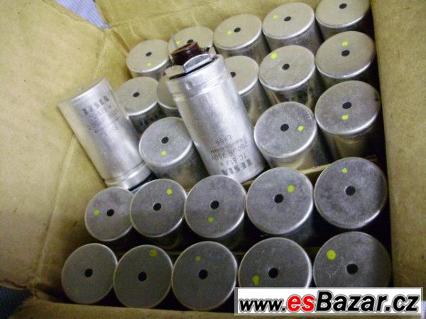 Elektrolyty 200 MF/350V, 1G/100V – fotografie 3