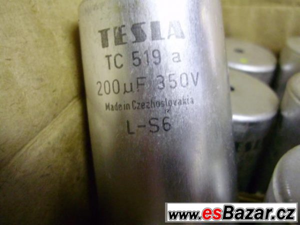 Elektrolyty 200 MF/350V, 1G/100V – fotografie 4