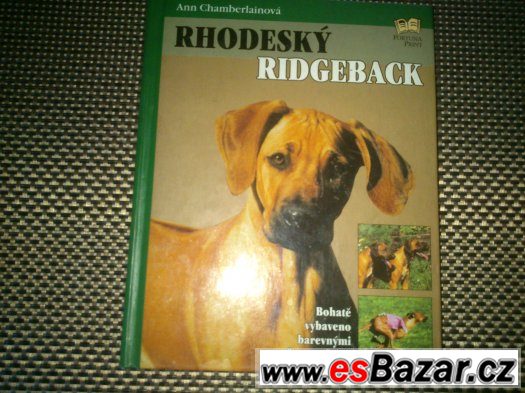 Kniha Rhodeský Ridgeback    cena 89 kč. – fotografie 1