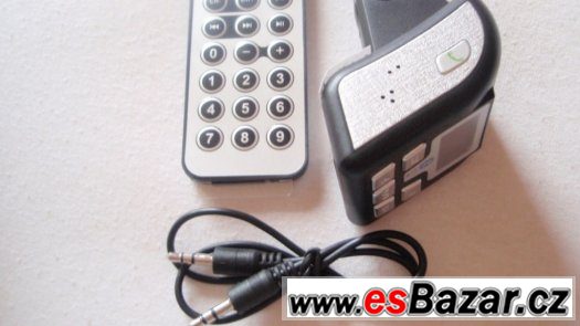 FM transmitter MP3 do auta s LCD 12V USB bluetooth SD nový – fotografie 5