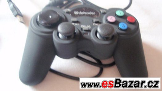 Herní USB joystick gamepad pro PC, PlayStation One, 2, PS3 – fotografie 5