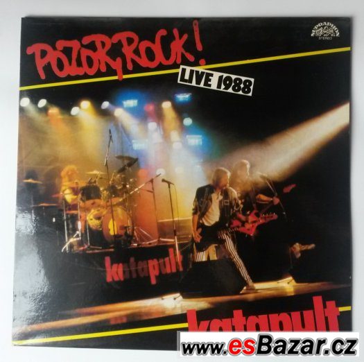 LP - katapult - pozor rock live 1988 - nové – fotografie 1