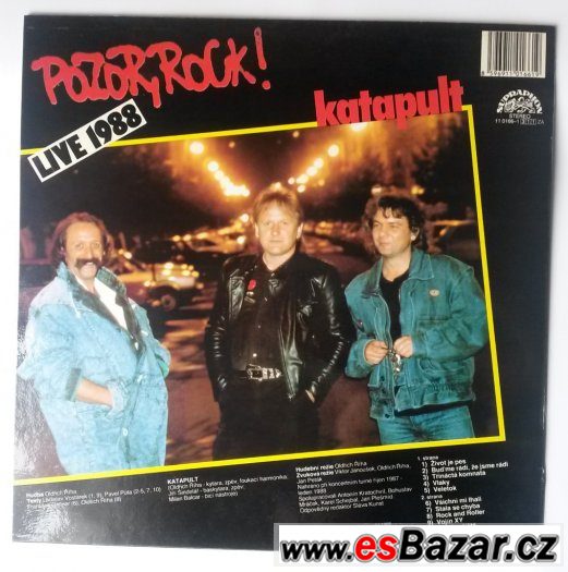 LP - katapult - pozor rock live 1988 - nové – fotografie 2