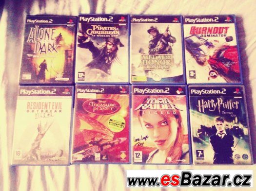 PRODÁM LEVNĚ HRY NA PS2 – fotografie 1