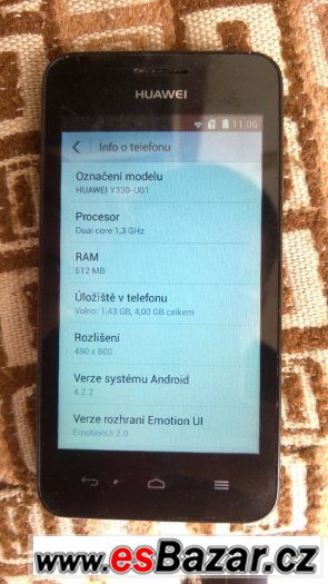 Mobilni telefon , smarthpone Huawei y330  UO1 – fotografie 5
