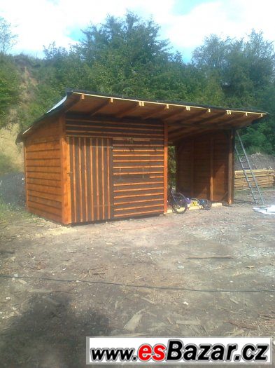 stáj(box) pro koně 6x3m s úložným prostorem na seno – fotografie 1