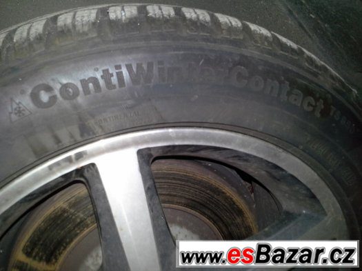 alu 5x112 17" zimni pneu dezent alu kola vw audi 225/50 – fotografie 2