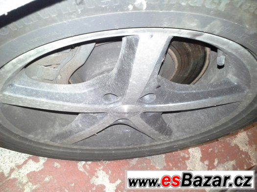 alu 5x112 17" zimni pneu dezent alu kola vw audi 225/50 – fotografie 5