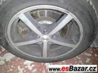alu 5x112 17" zimni pneu dezent alu kola vw audi 225/50