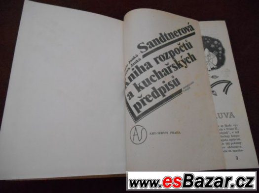 Kniha rozpočtů a kuchařských předpisů Sandtnerová – fotografie 2
