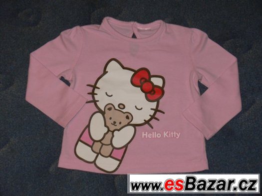 SLEVA - 2 ks tričko s dlouhým rukávm Hello Kitty vel. 80 – fotografie 3