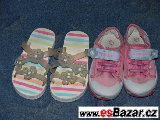SLEVA -3 páry bot na léto  - vel. 26-27 - délka stélky 17 cm – fotografie 3