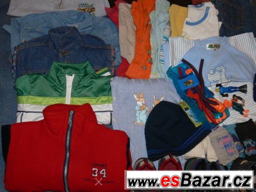 VÝPRODEJ - 60 ks oblečení chlapec 2-3 roky +Boty atd. ZDARMA – fotografie 3