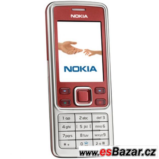 KOUPíM Přední kryt a klávesninici na NOKIA 6300 červenou – fotografie 1
