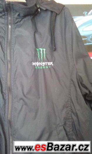 Prodám bundu zn:Monster energy.vel:L-XL 750,- – fotografie 2
