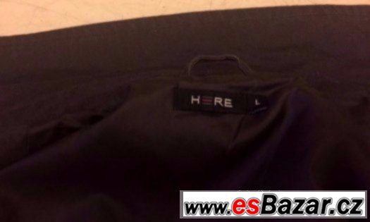 černo šedá parka (kabát) vel.L – fotografie 5