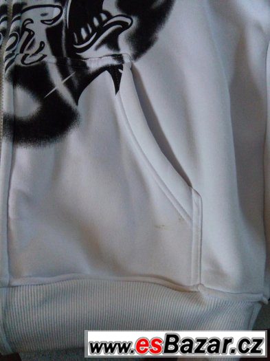 Hip Hopová mikina Townz Smile White XL – fotografie 2