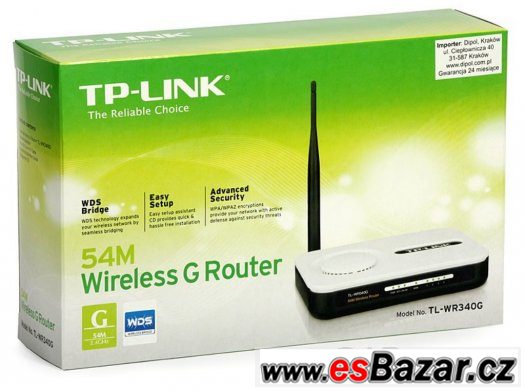 Bezdrátový ROUTER TP-Link TL-WR340G – fotografie 1