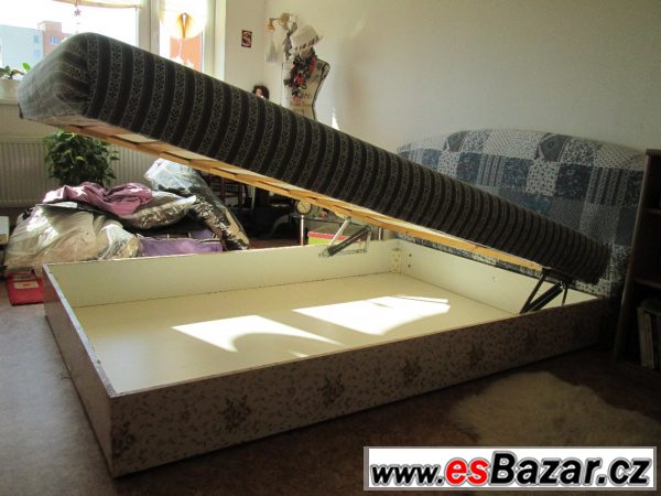 Postel 200x140 s úl. pr. bez matr. – fotografie 4