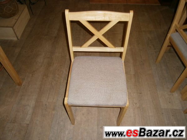 Prodám jídelní set, přírodní dřevo – fotografie 3