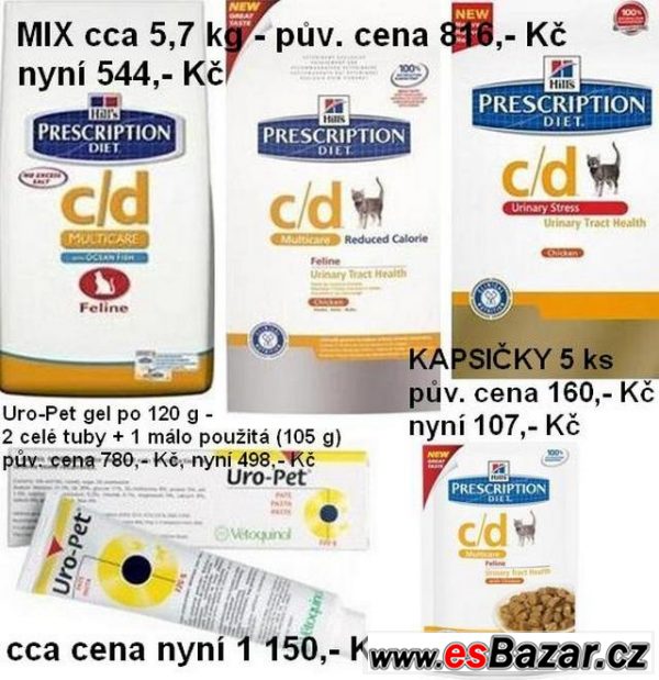 PRODÁM kočičí dietu granule C/D – fotografie 1