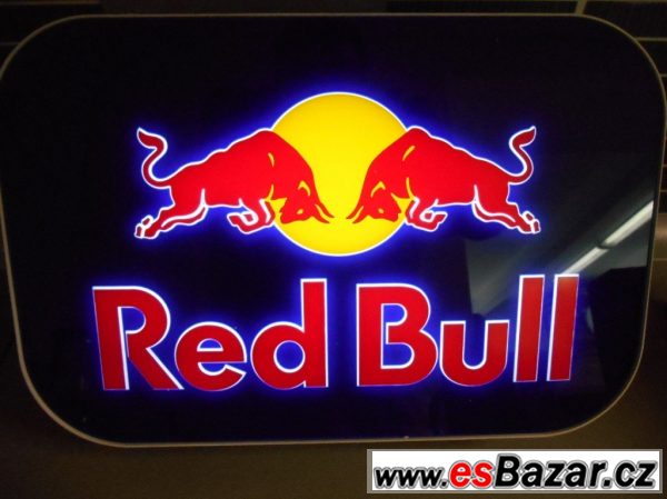 Svítící reklama Red Bull – fotografie 1