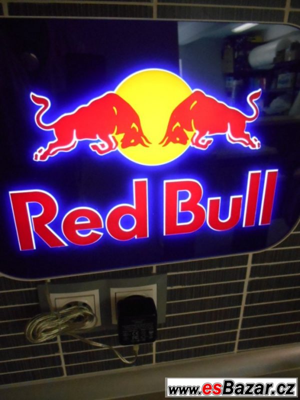 Svítící reklama Red Bull – fotografie 2