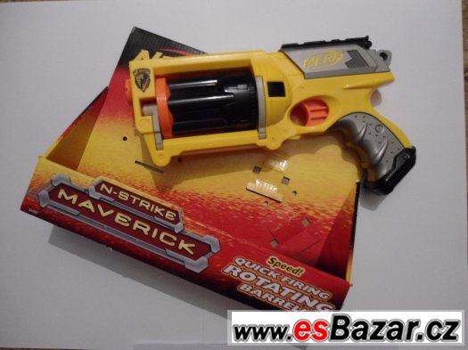 Nerf N-Strike Maverick REV-6 + náboje – fotografie 1