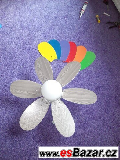 Sropní ventilátor s osvětlením – fotografie 3