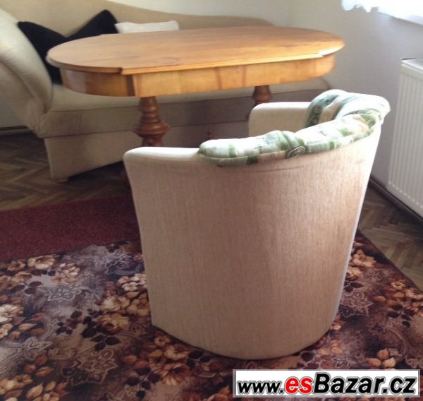 Polohovací sofa a křesílko – fotografie 5