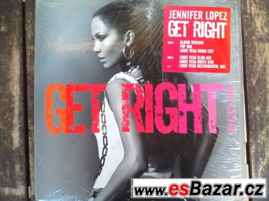 JENNIFER LOPEZ-GET RIGHT (12' maxi singl) – fotografie 1