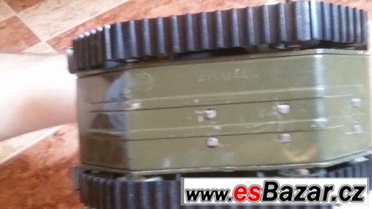 Plechový tank JOUSTRA Nº10 TCHAD TIN TANK PANZER 1960 MADE I – fotografie 3