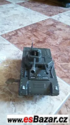 Plechový tank JOUSTRA Nº10 TCHAD TIN TANK PANZER 1960 MADE I