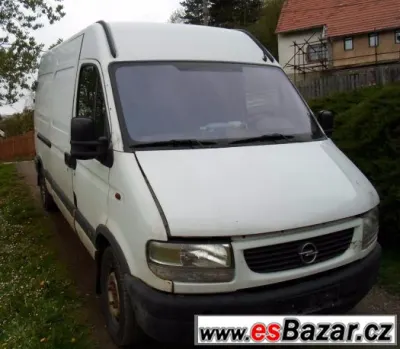 Opel Movano 2.8 DTI rok 2001 - Náhradní díly