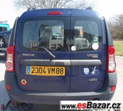 Dacie Logan MCV 1,5Dci rok 2008, 7 míst k sezení - Náhradní