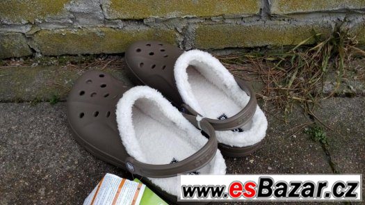 croc boty pánské do zelena vel 45-46 zateplené – fotografie 5