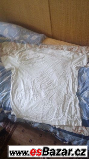 gant bílé pánské triko vel 3xl xxxl znak na hrudi nezažloutl – fotografie 4